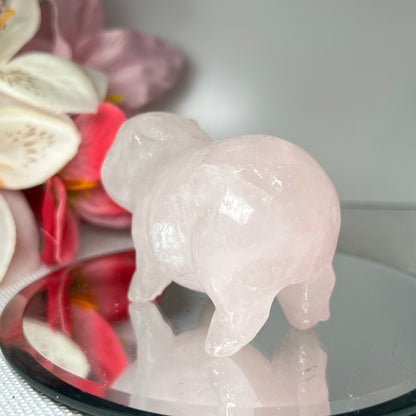 Rose Quartz Pig