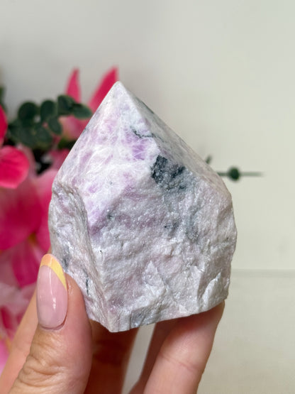 Pink Sodalite Part Raw/Polished Cupcake Tower