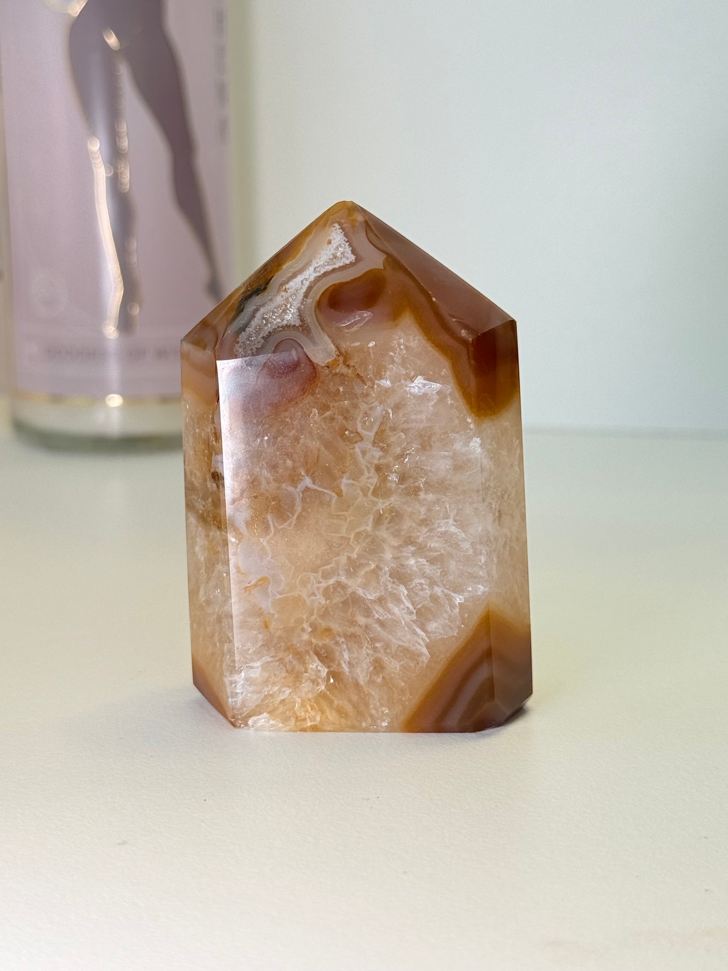 Brazilian Agate Tower