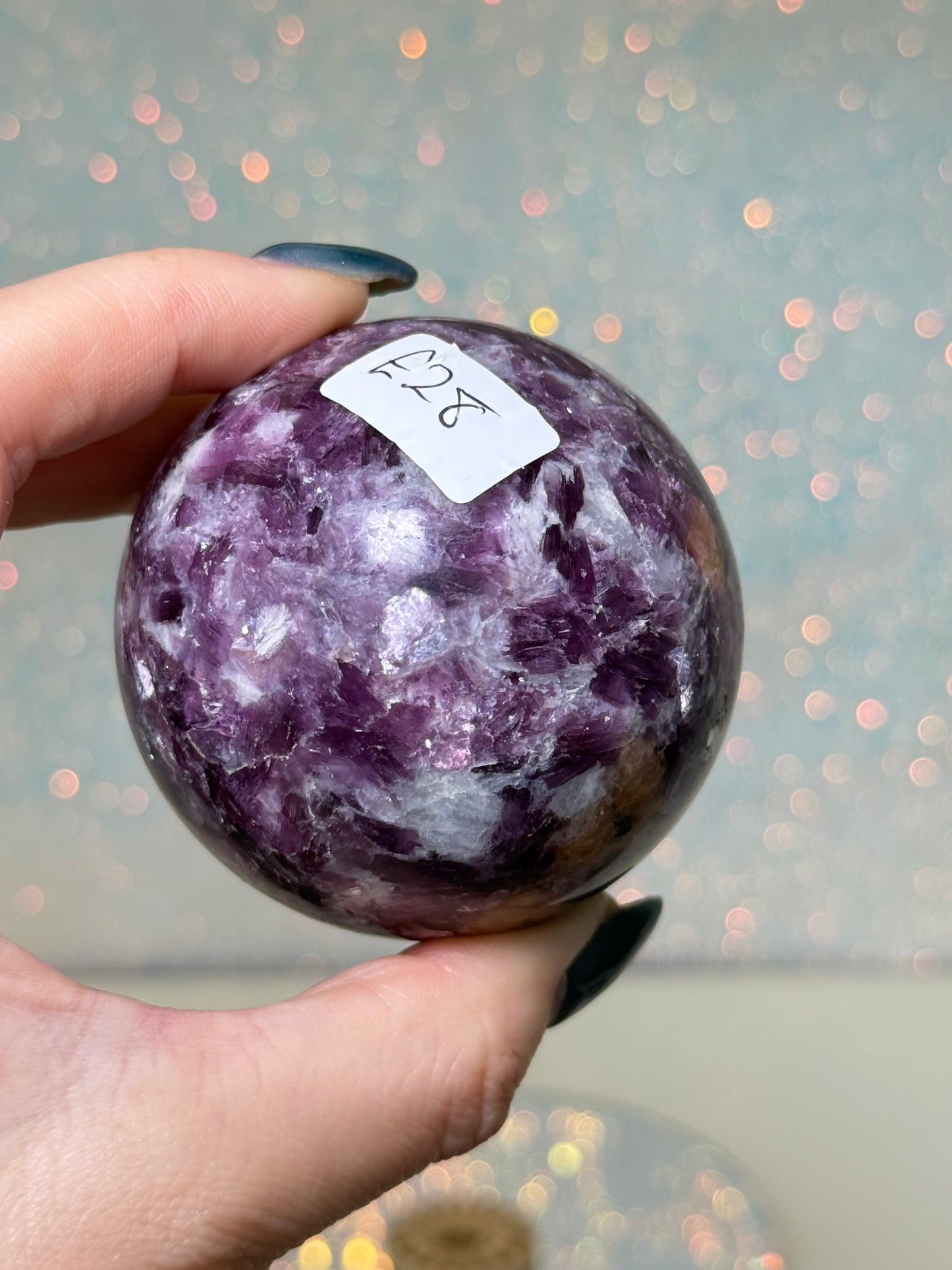 Lepidolite Sphere