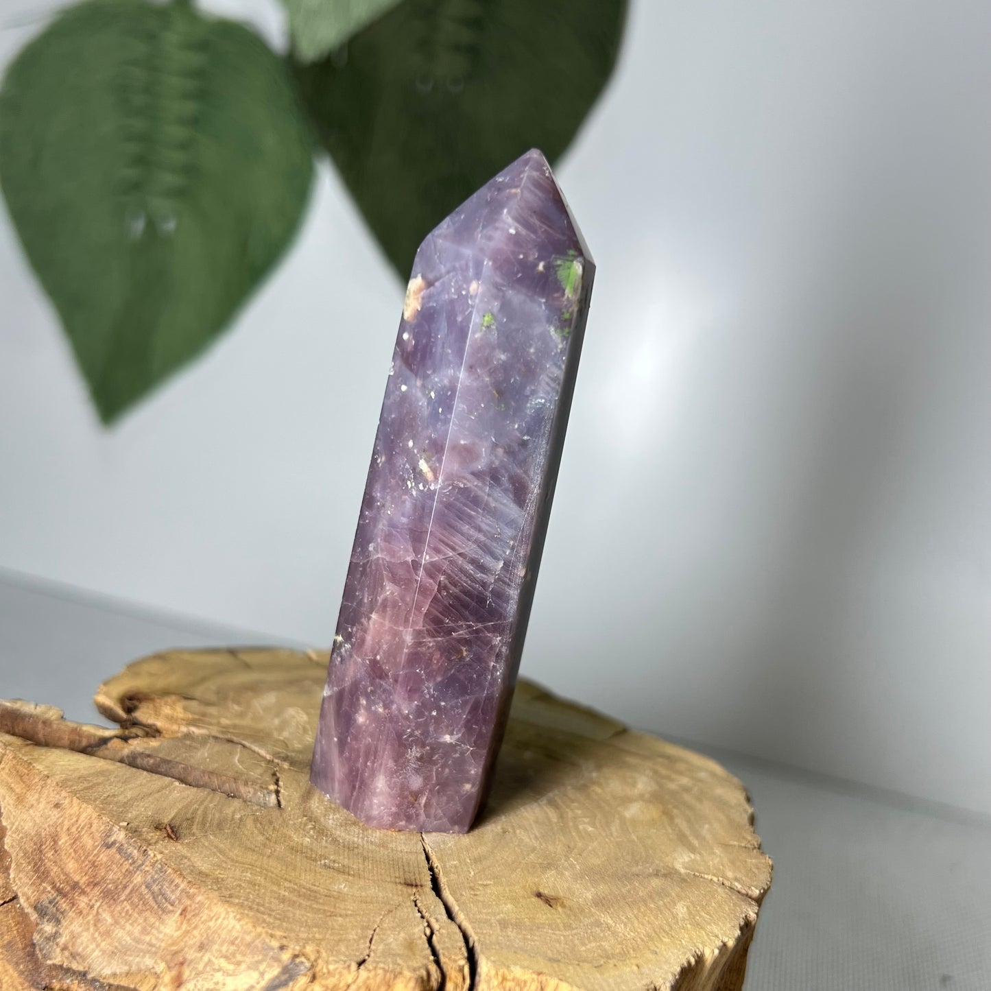 Lavender Rose Quartz Point