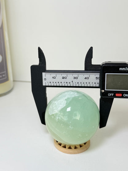 Pistachio Calcite Sphere