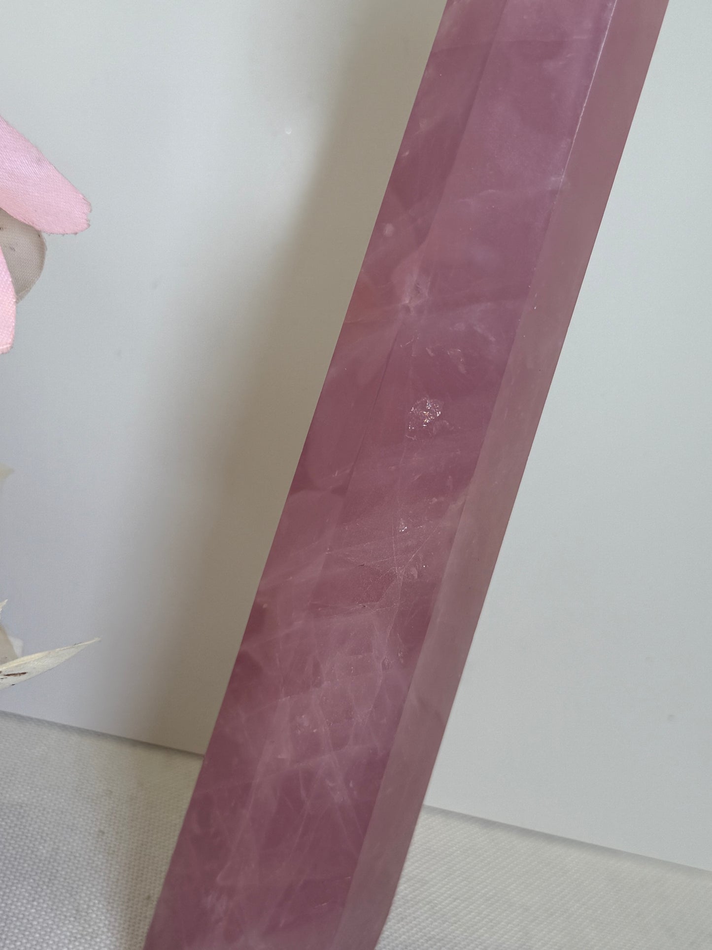 Large Rose Quartz Point