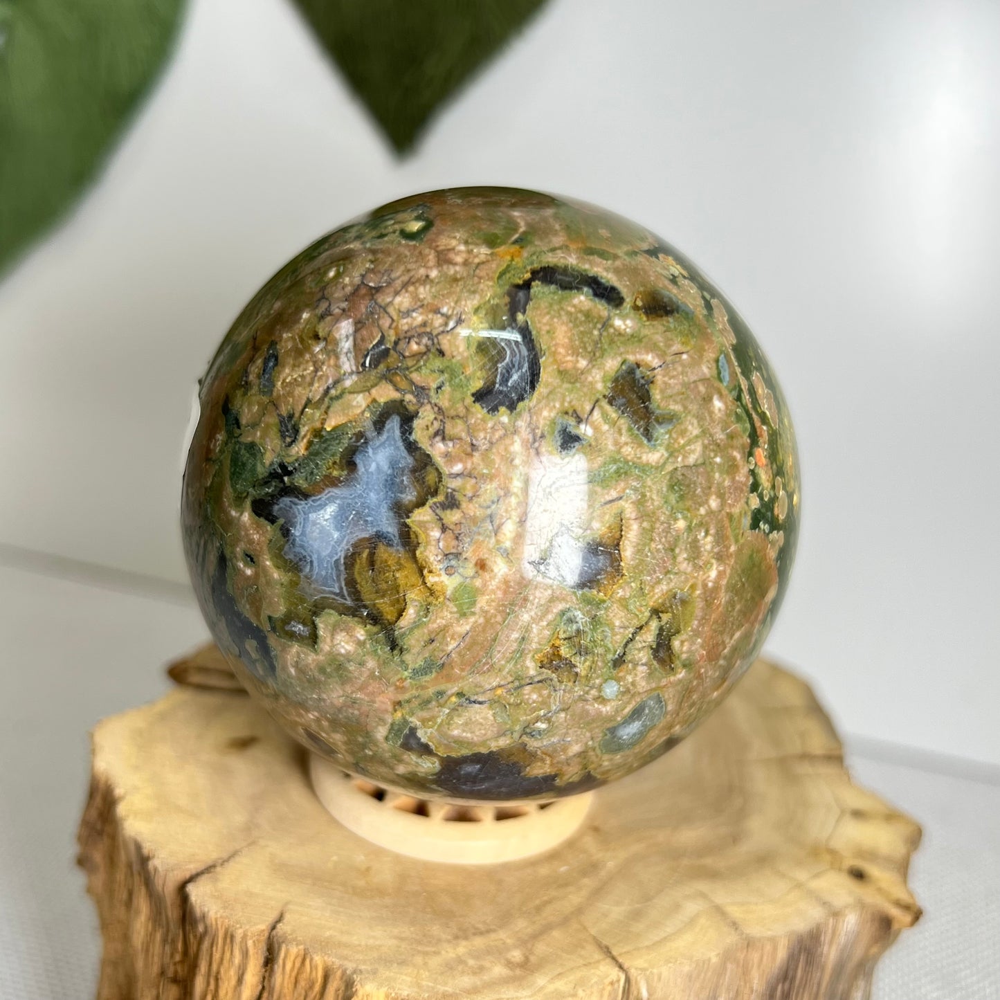 Rainforest Jasper Sphere