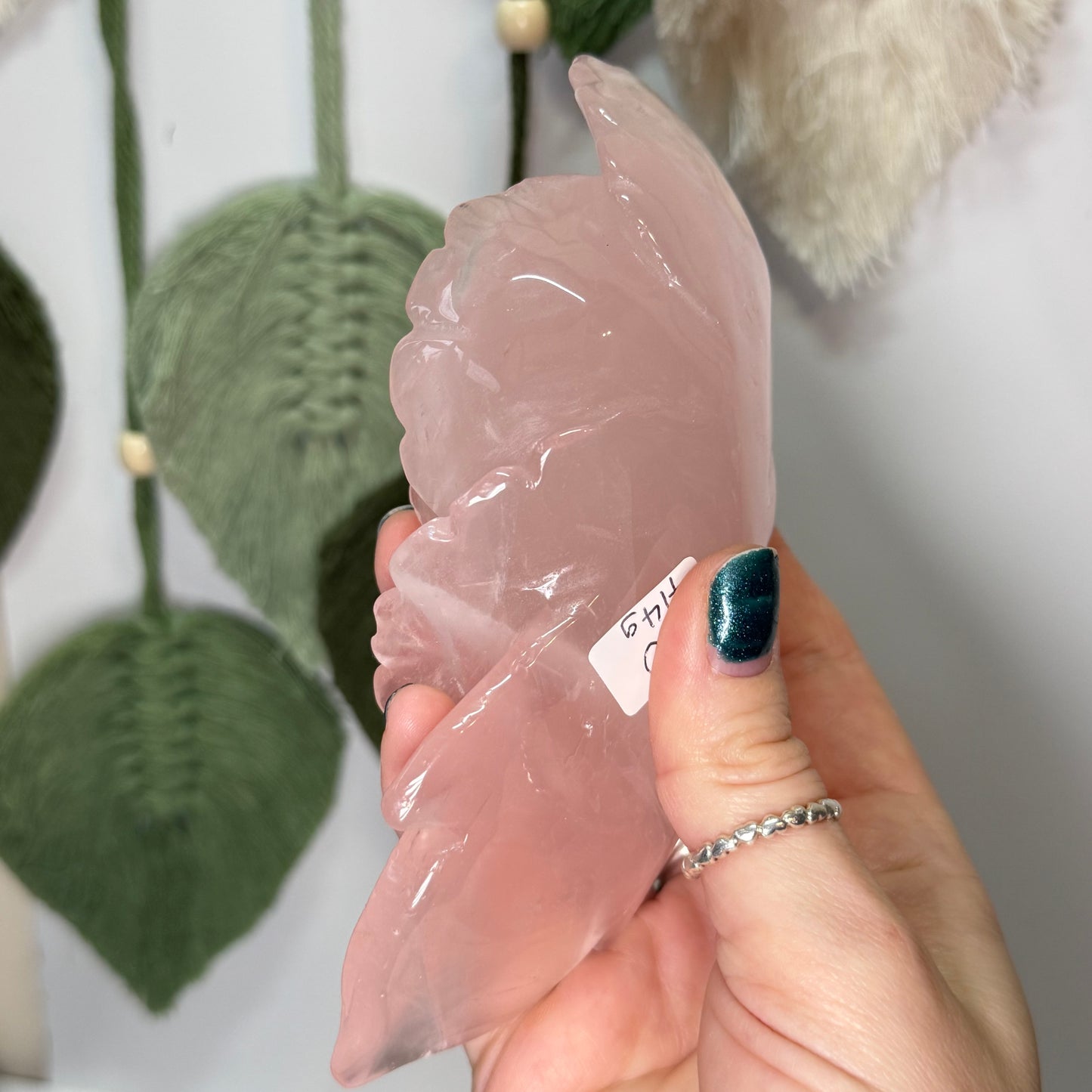 Large Rose Quartz Flower