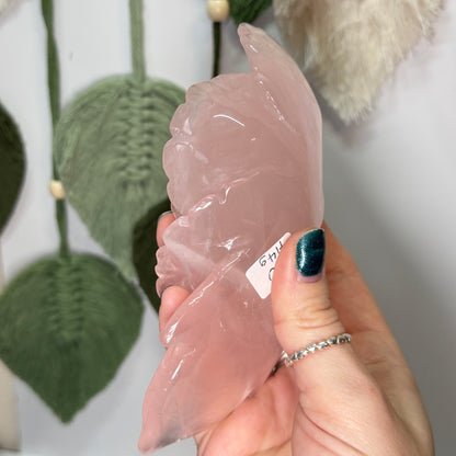 Large Rose Quartz Flower