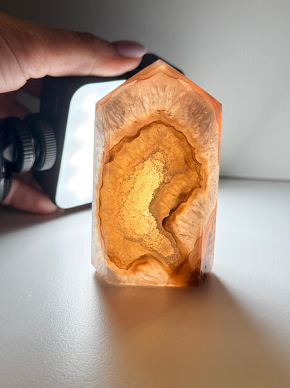 Brazilian Agate Tower