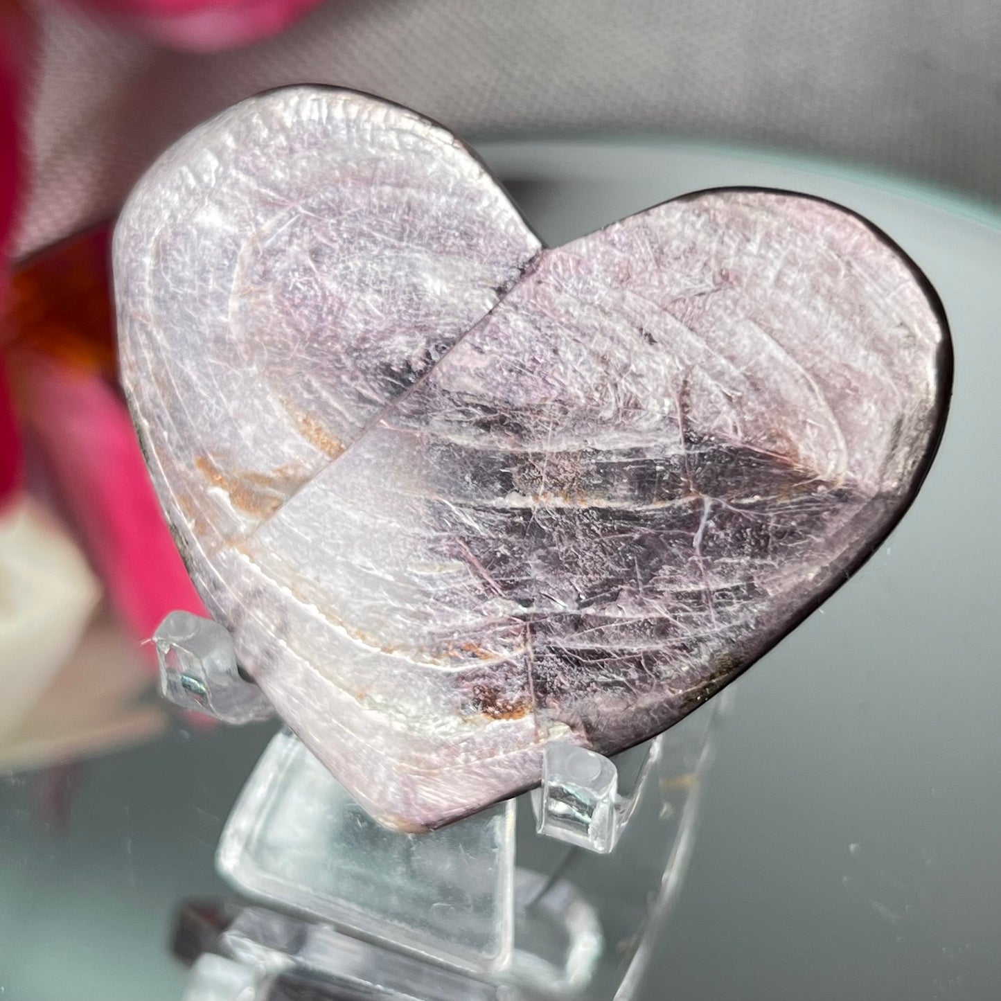 Purple Mica Heart