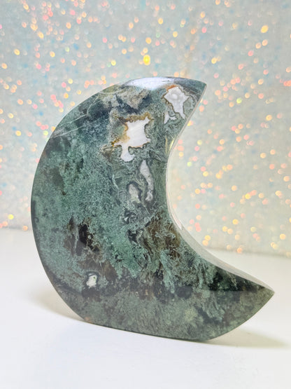 Moss Agate Moon