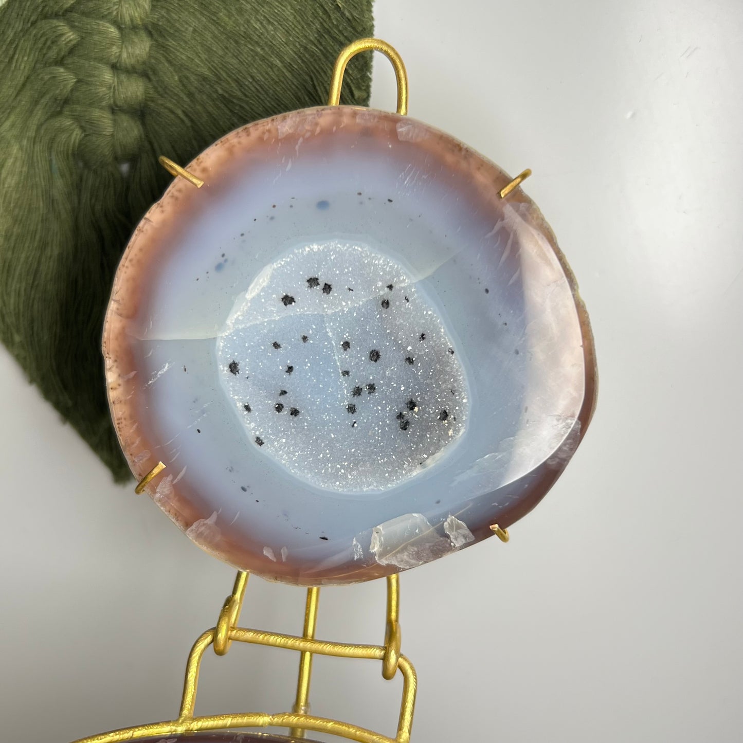 Agate Geode Ring Box