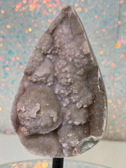 Green Sugar Amethyst Tear Drop