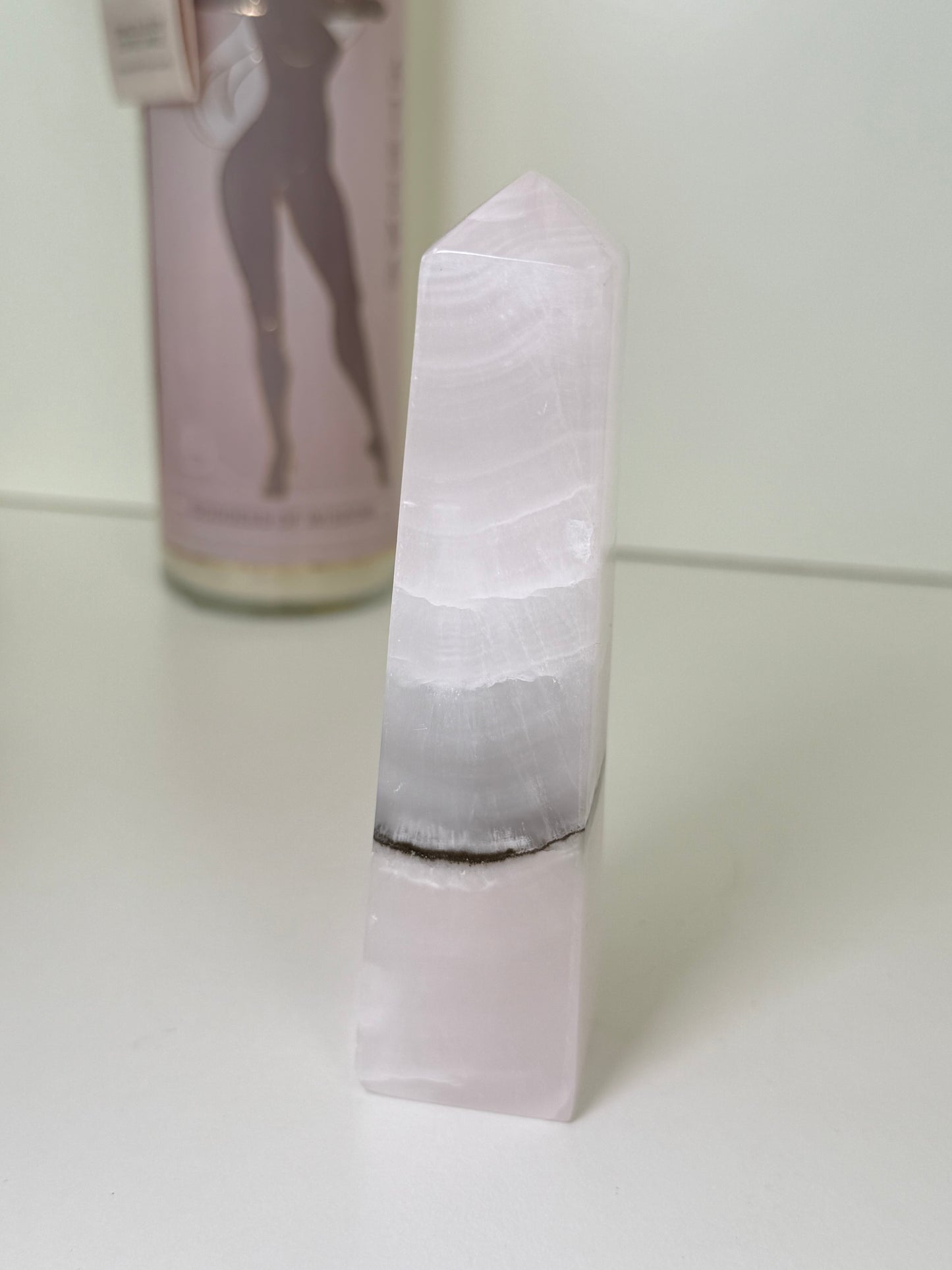 Smoky Mangano Calcite Tower