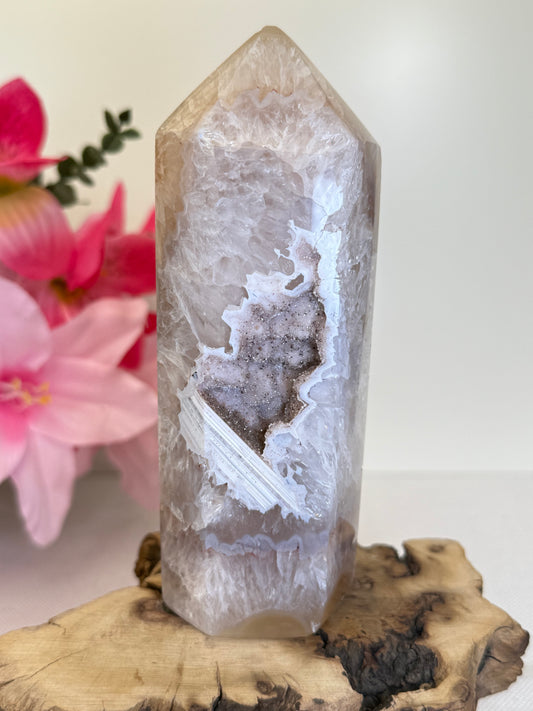 Druzy Agate Chunky Point