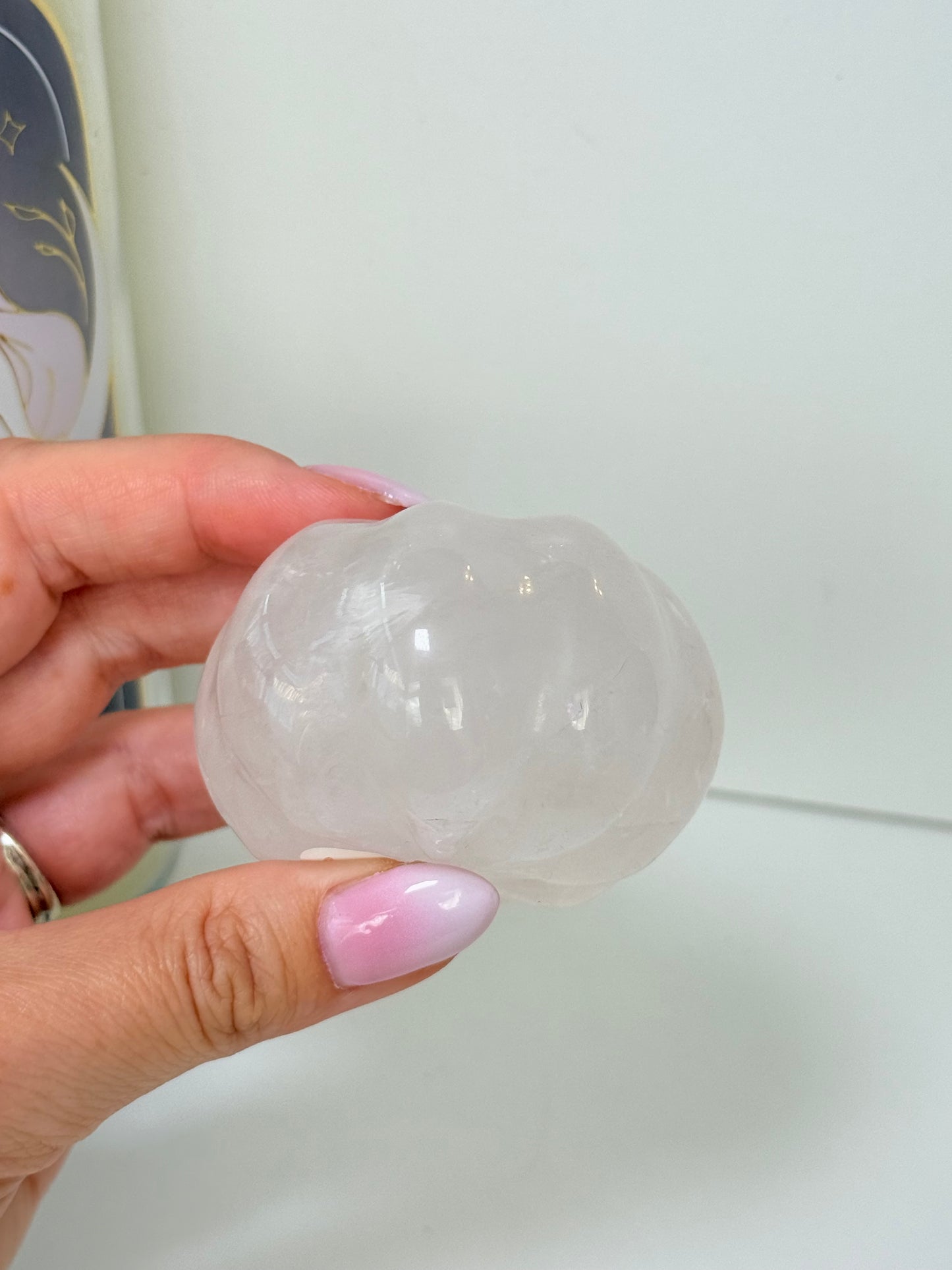 Clear Quartz Pumpkin