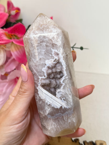 Druzy Agate Chunky Point