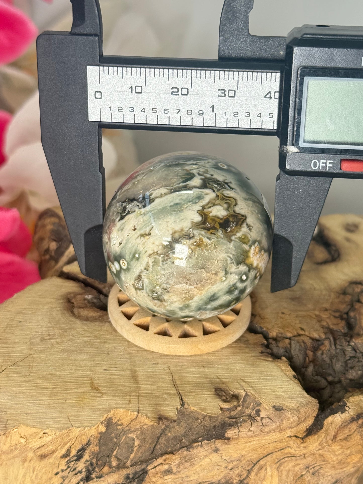 8th Vein Ocean Jasper Sphere
