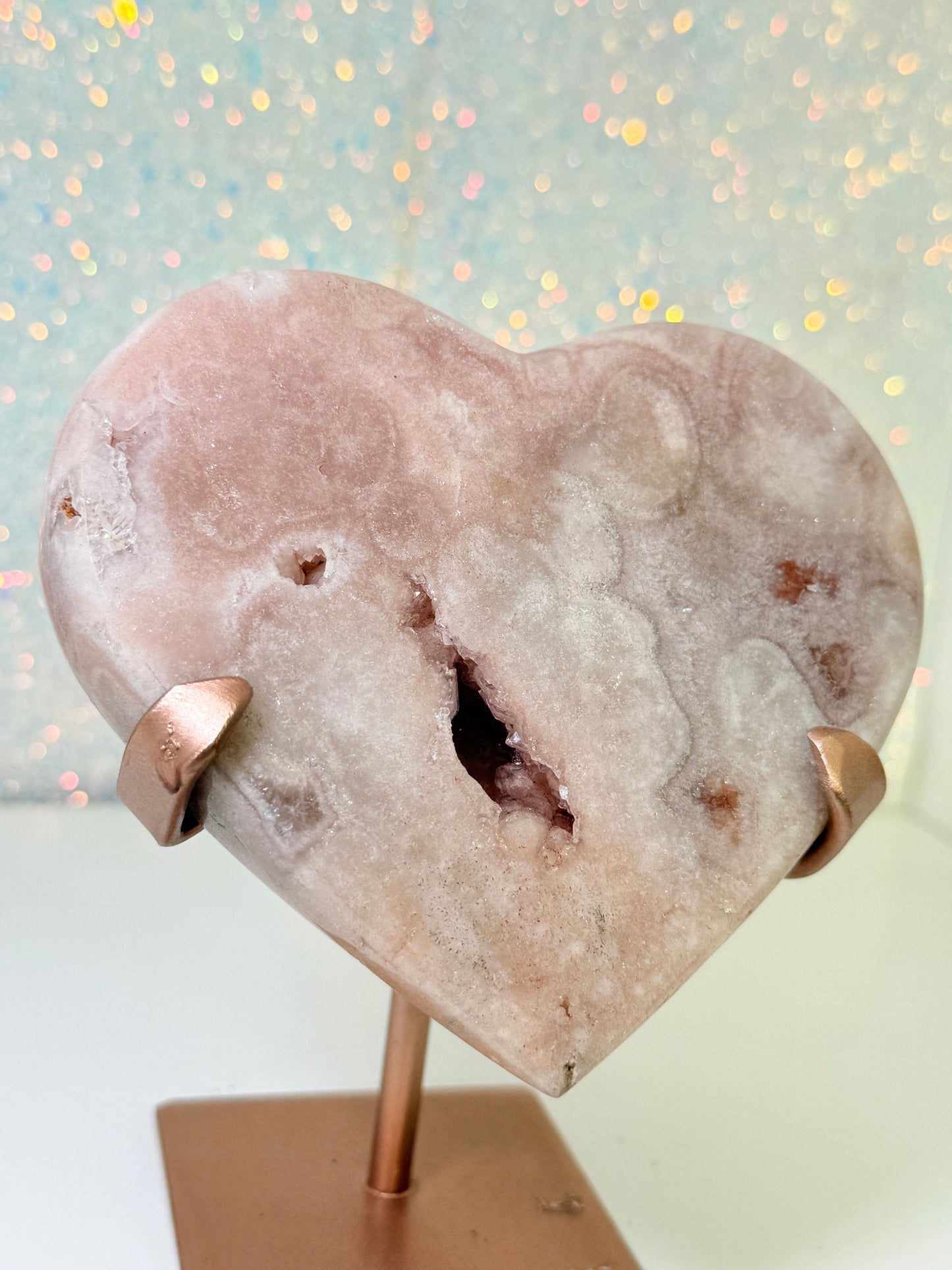 Pink Amethyst Heart