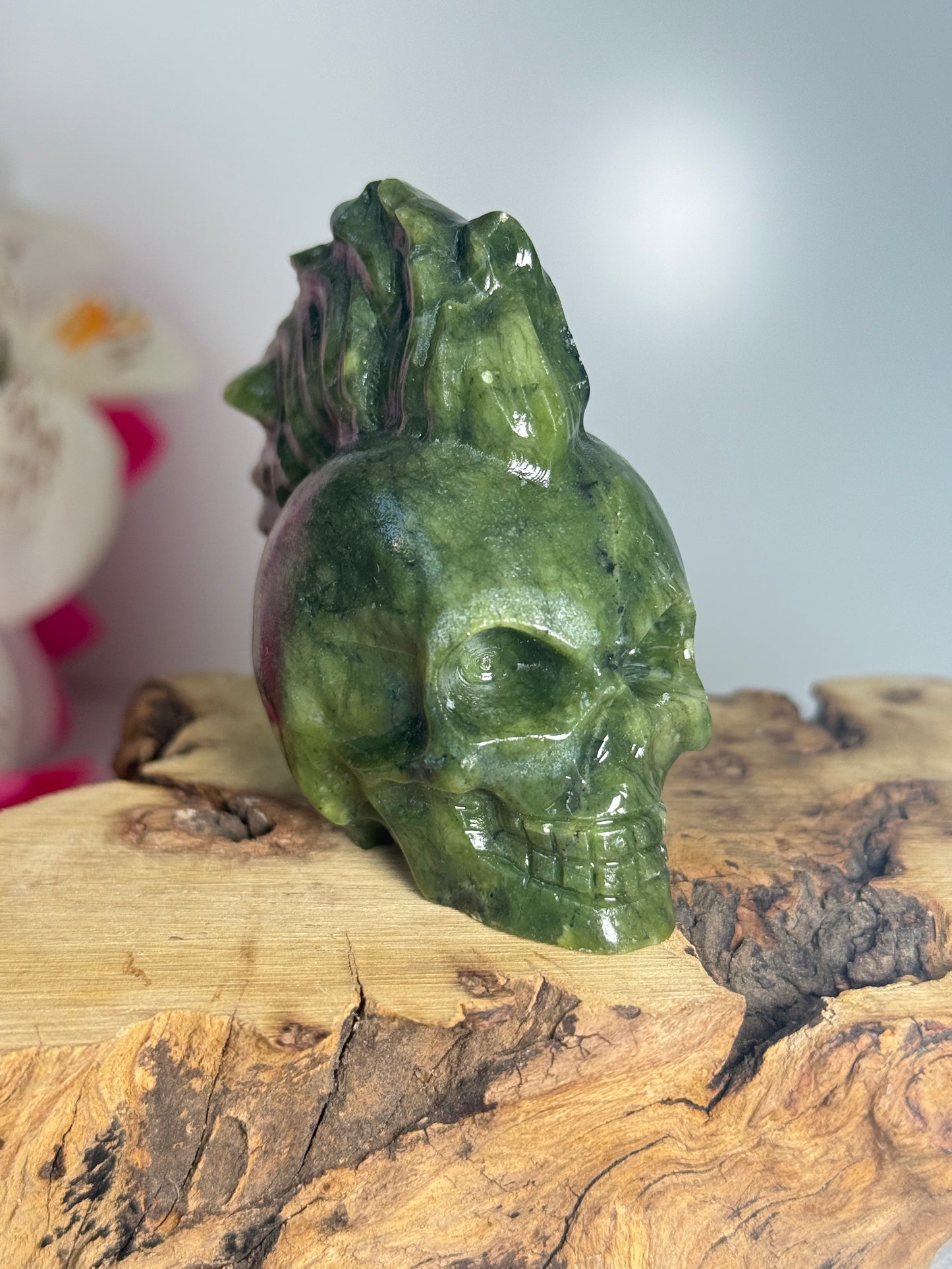 Serpentine Mohawk Skull