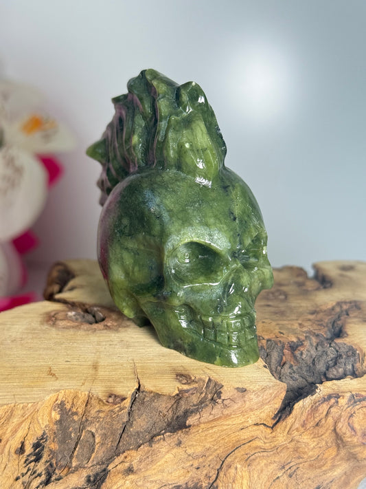 Serpentine Mohawk Skull