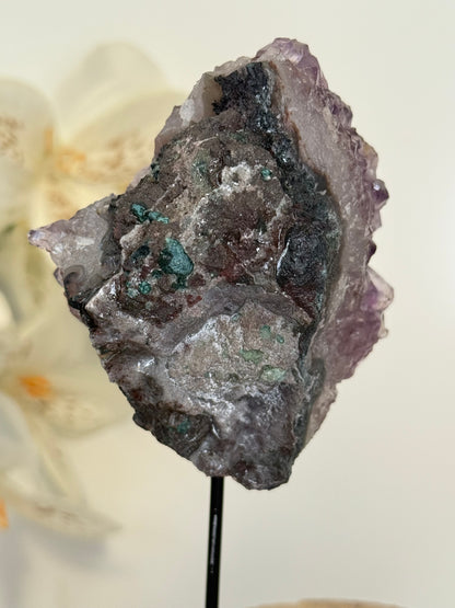 Amethyst Raw On Stand