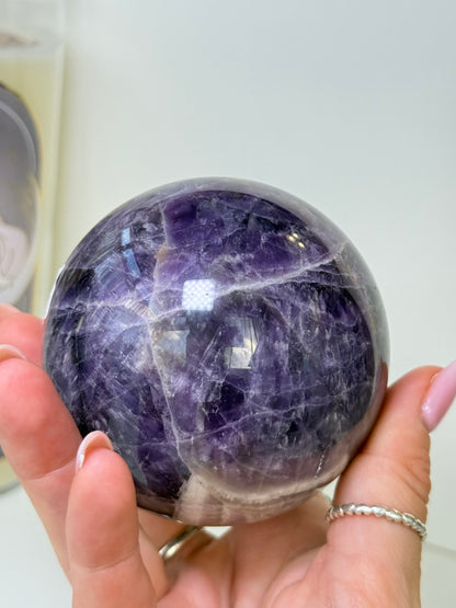 Large Dream Amethyst Sphere