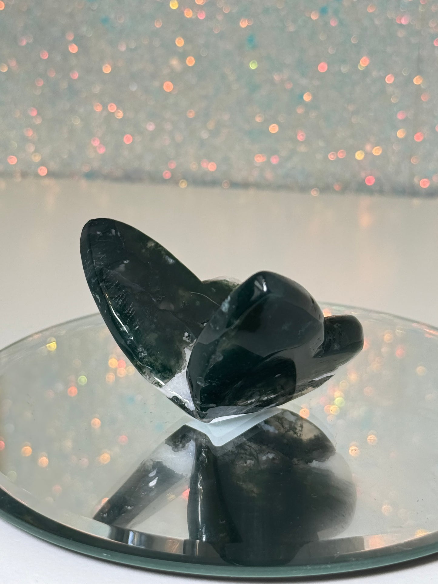 Moss Agate Butterfly