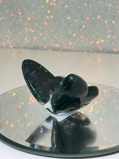 Moss Agate Butterfly