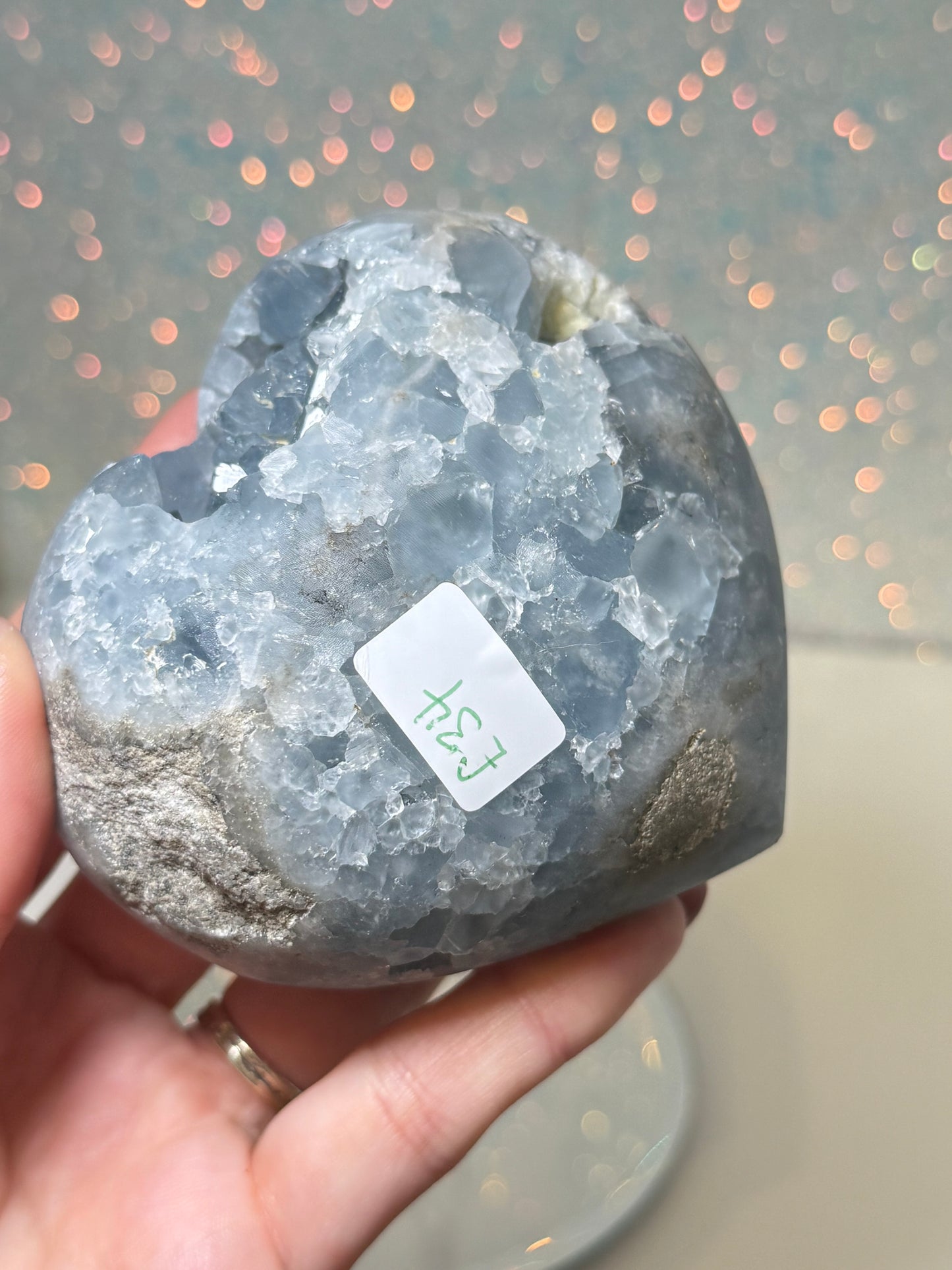 Celestite Heart