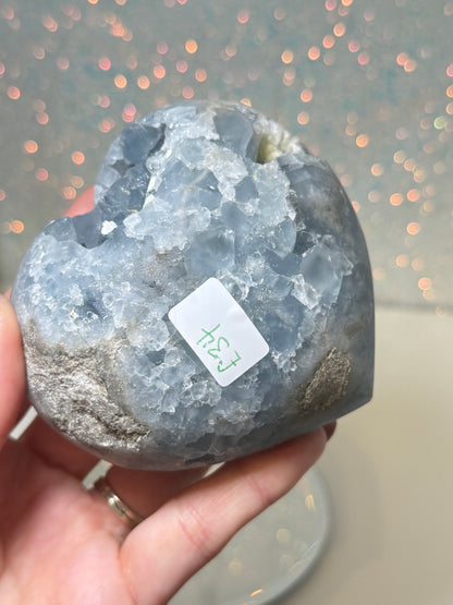 Celestite Heart