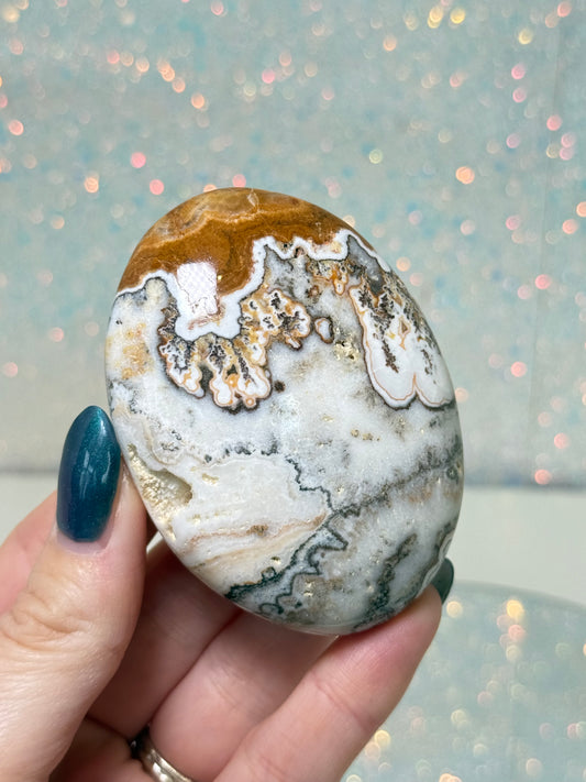 Ocean Jasper Palm Stone (Pakistan)