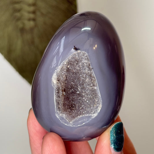 Druzy Agate Egg