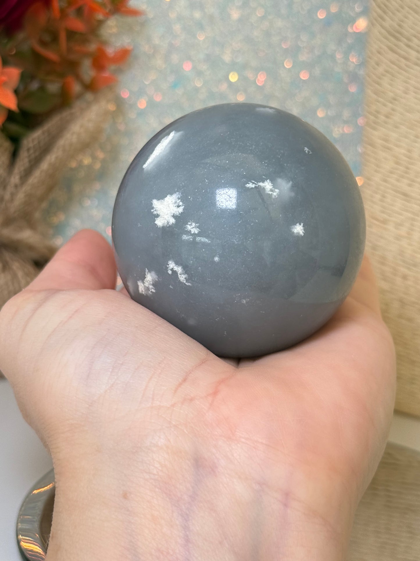 Angelite Sphere