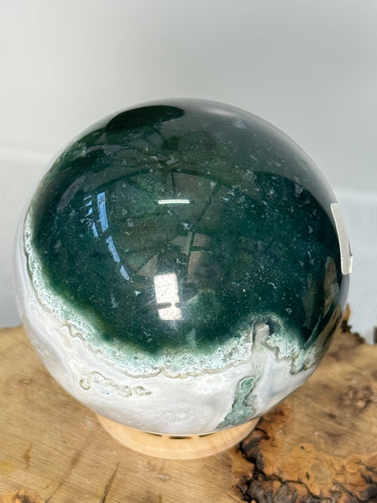 Moss Agate Sphere