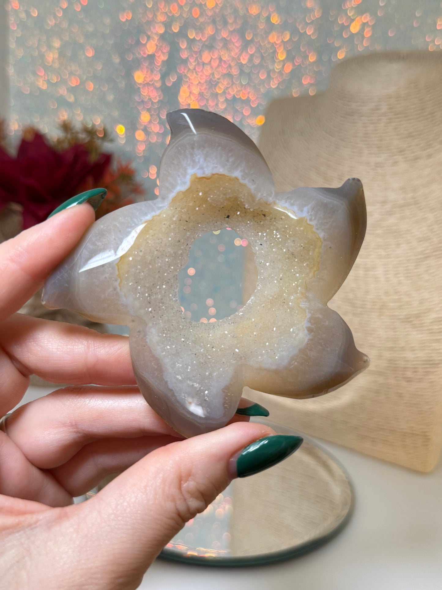 Druzy Agate Starfish