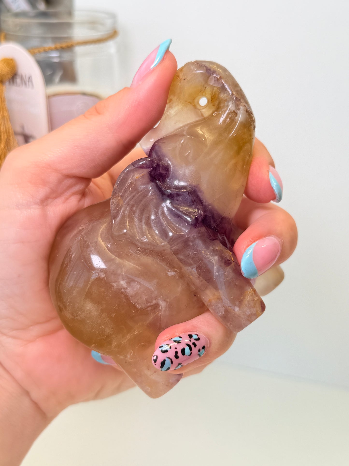 Fluorite Elephant