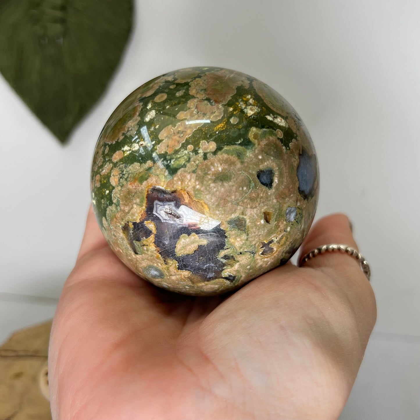 Rainforest Jasper Sphere