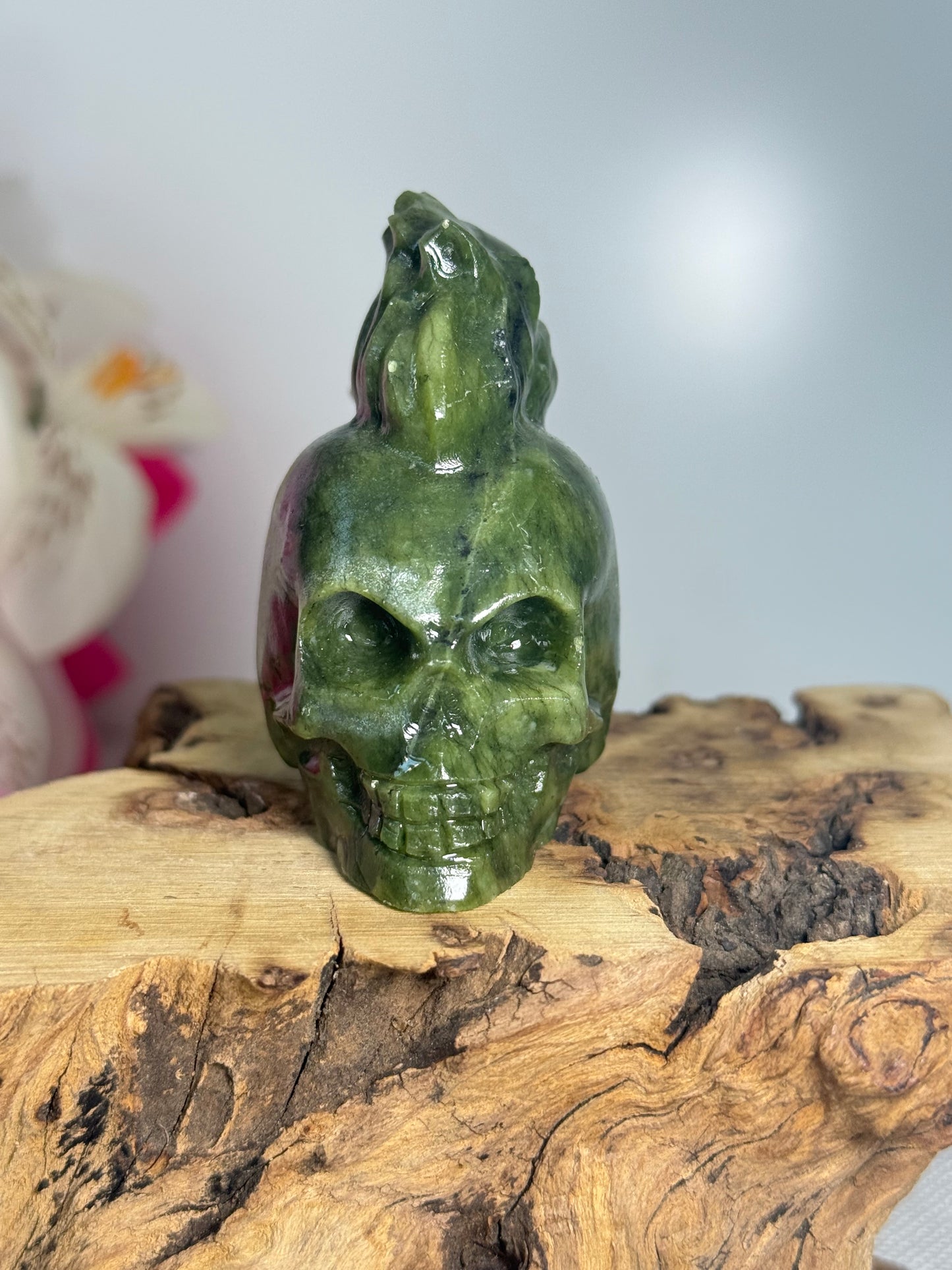 Serpentine Mohawk Skull