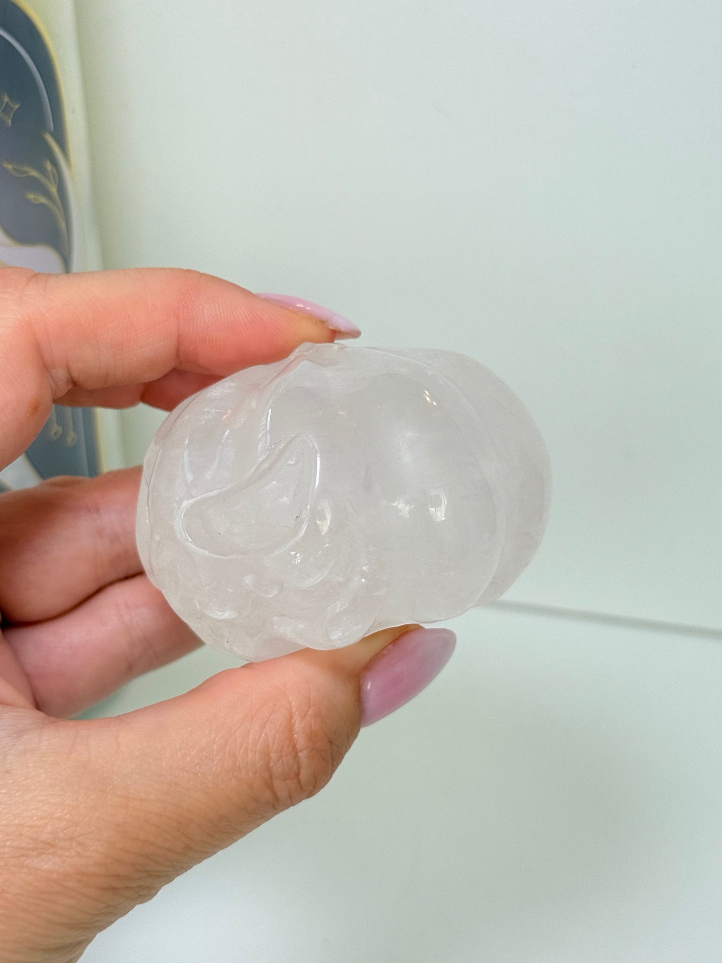Clear Quartz Pumpkin