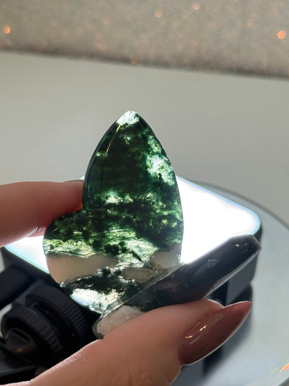 Moss Agate Butterfly