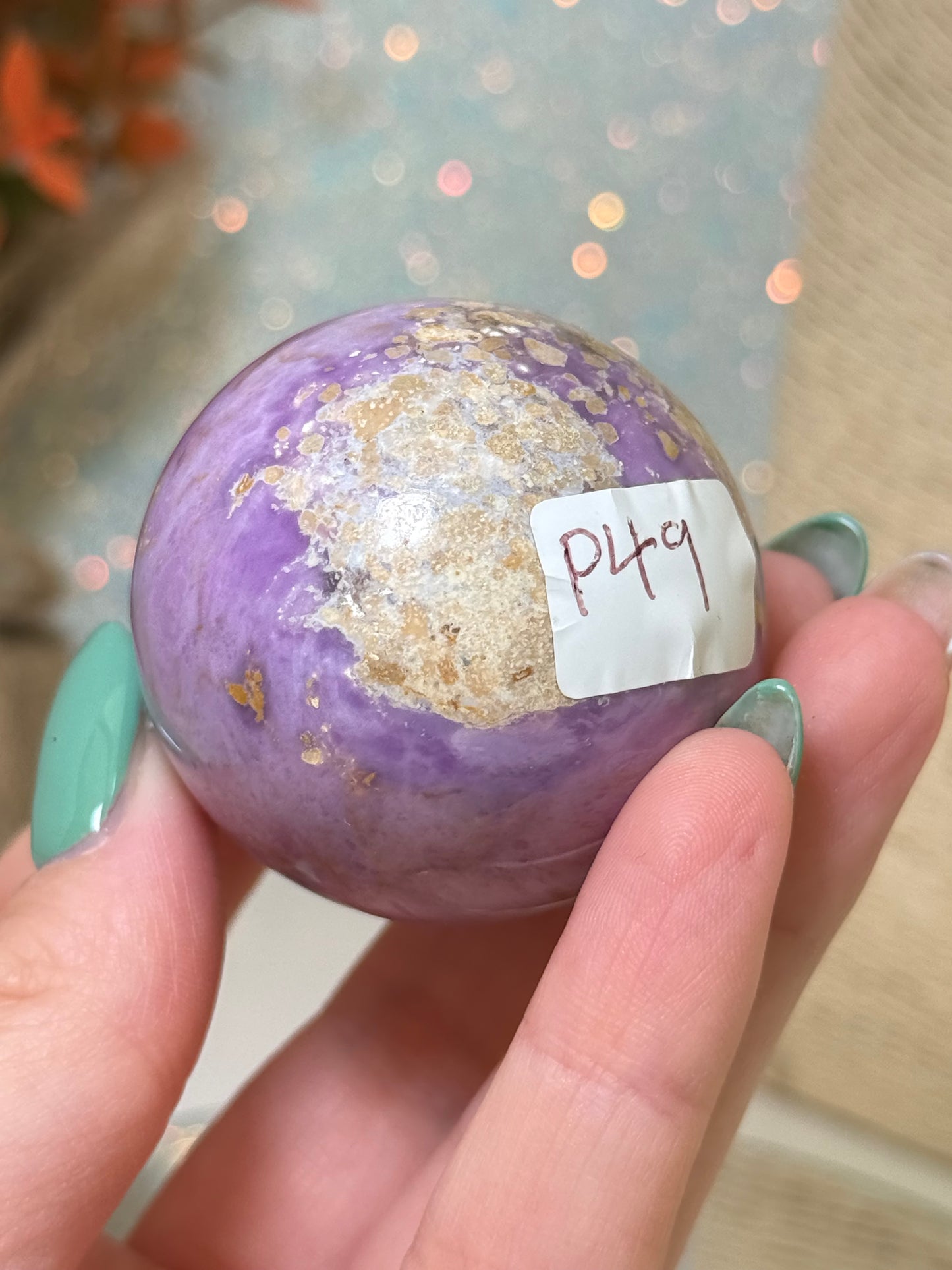 Phosphosiderite Sphere