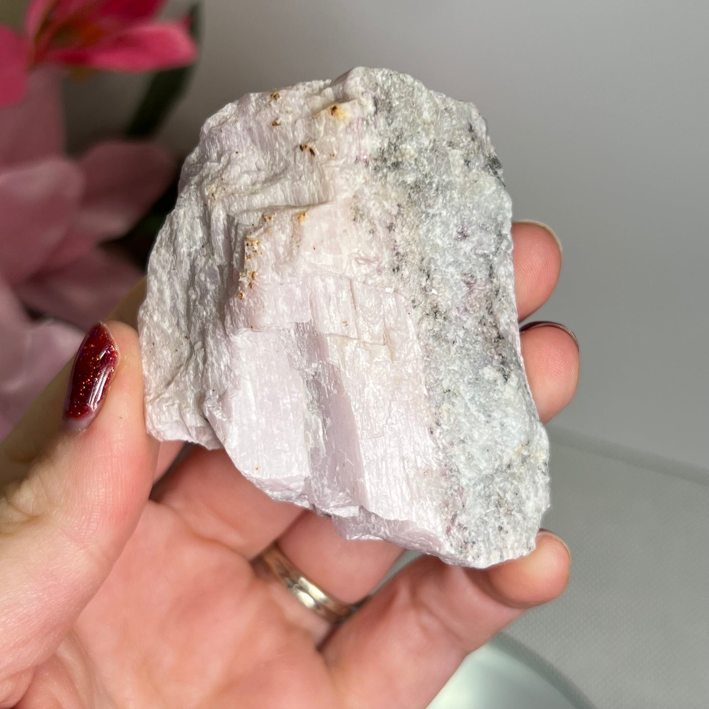 Raw Kunzite