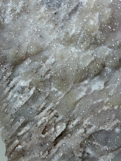 Rainbow Amethyst Cluster On Gold Stand