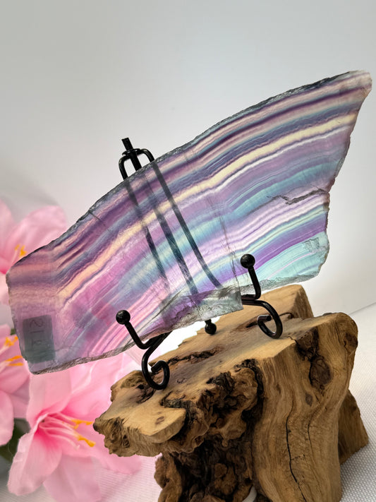 Fluorite Slab With Stand