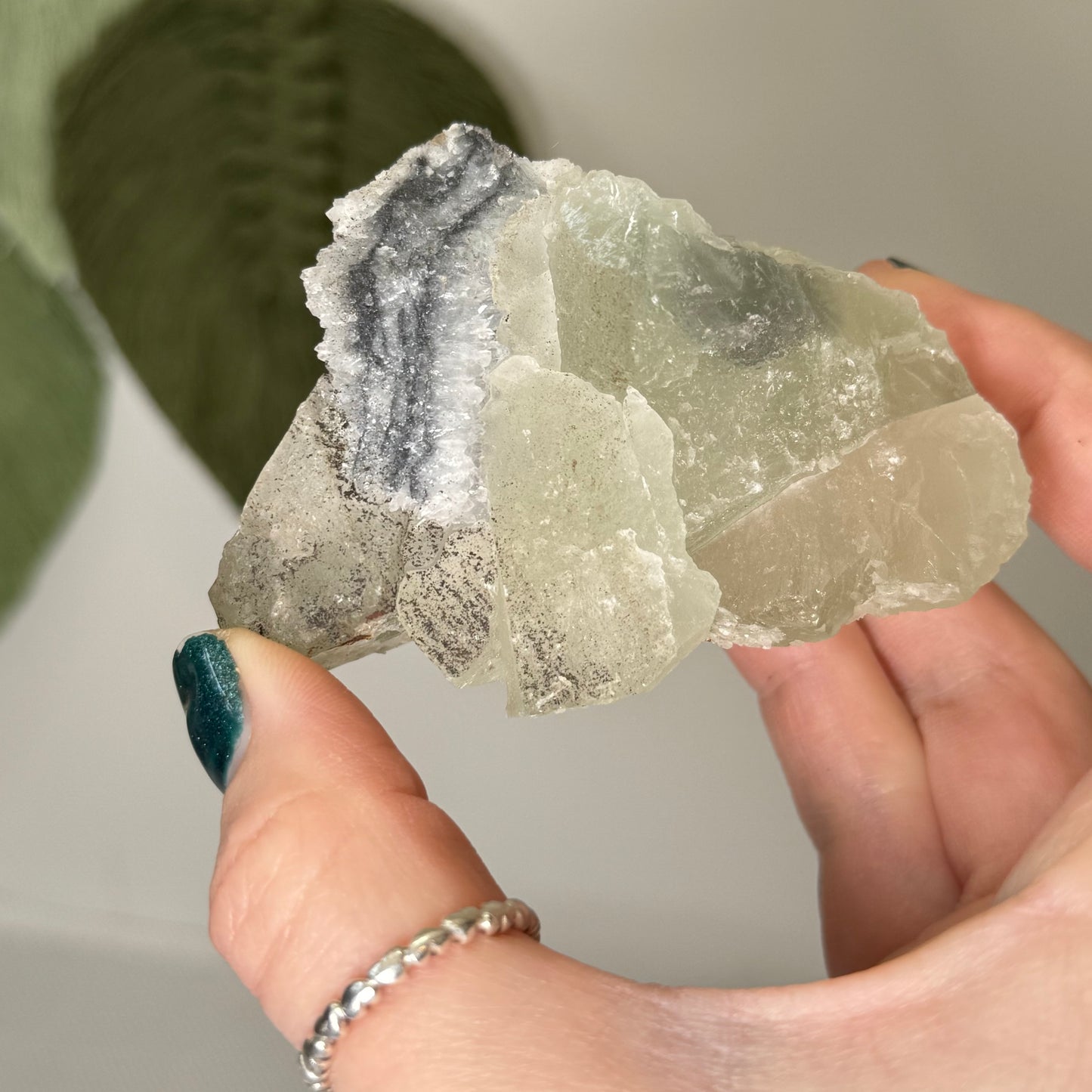 Raw Fluorite With Chalcedony