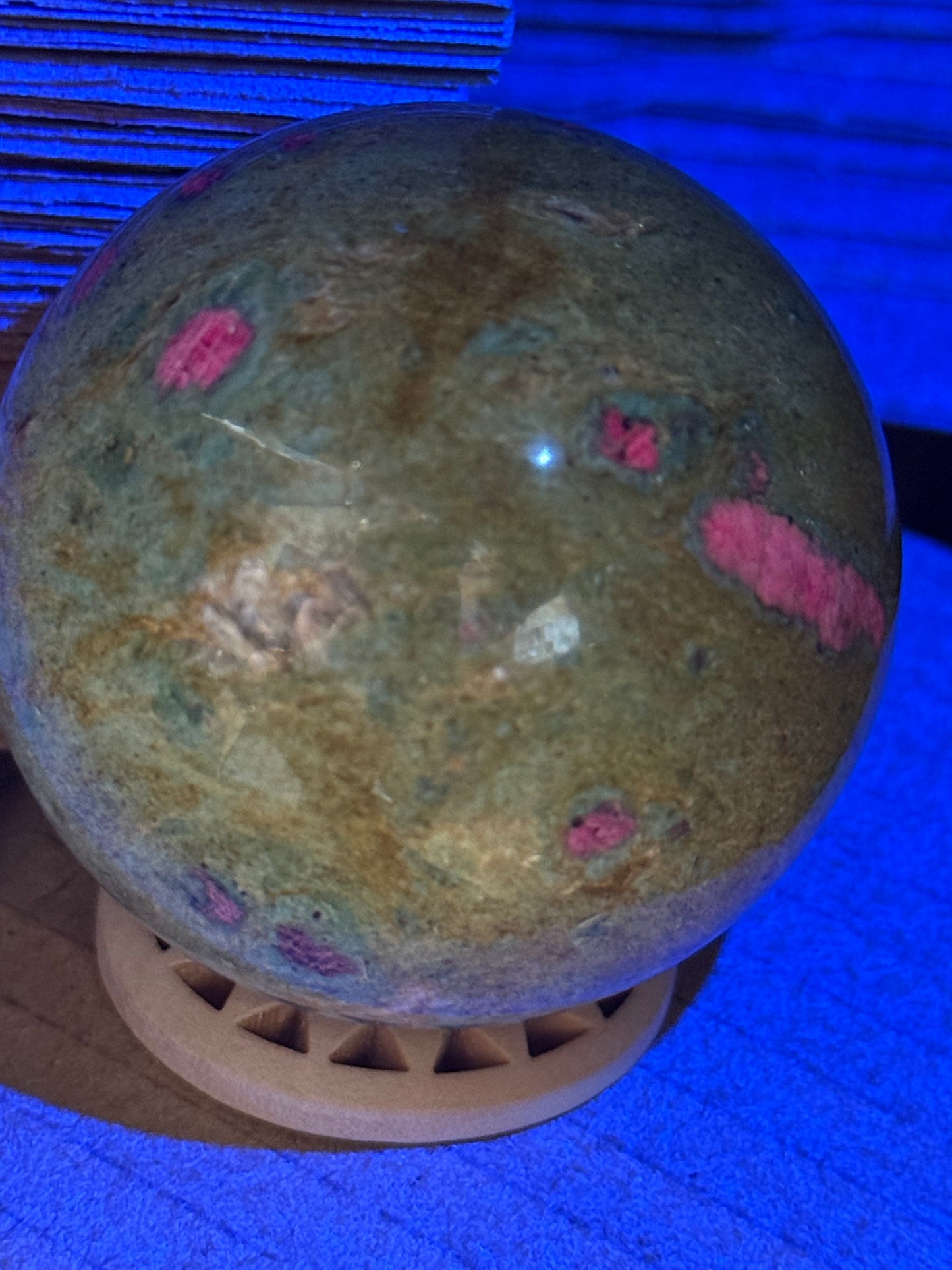 Ruby In Fuschite Sphere