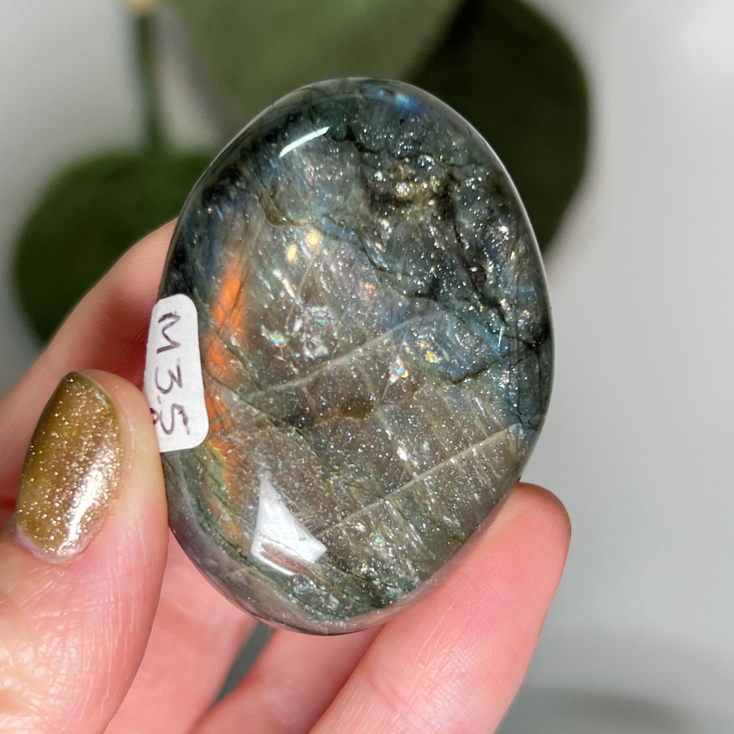 Labradorite Palm Stone