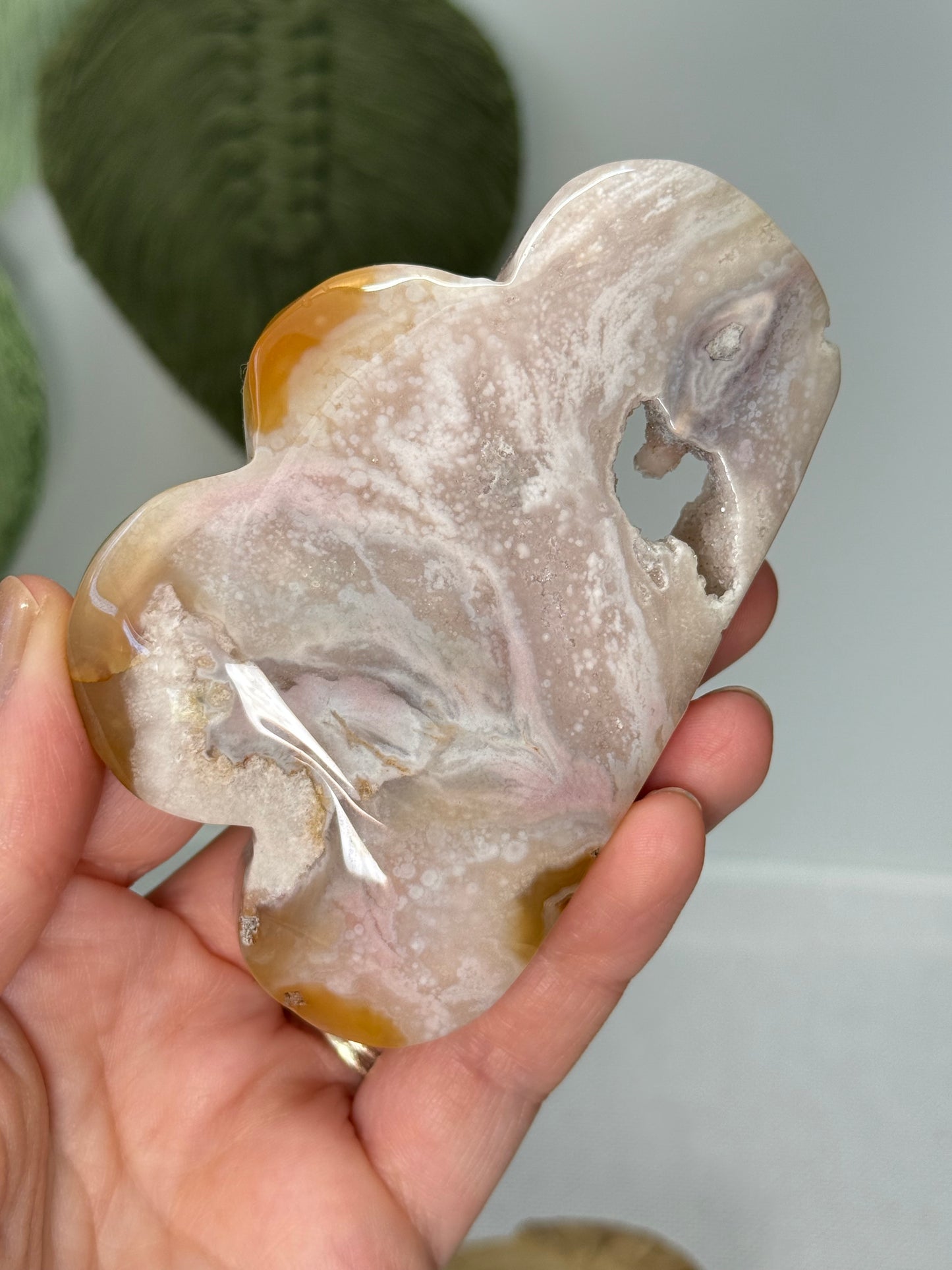 Pink Amethyst Cloud With Stand