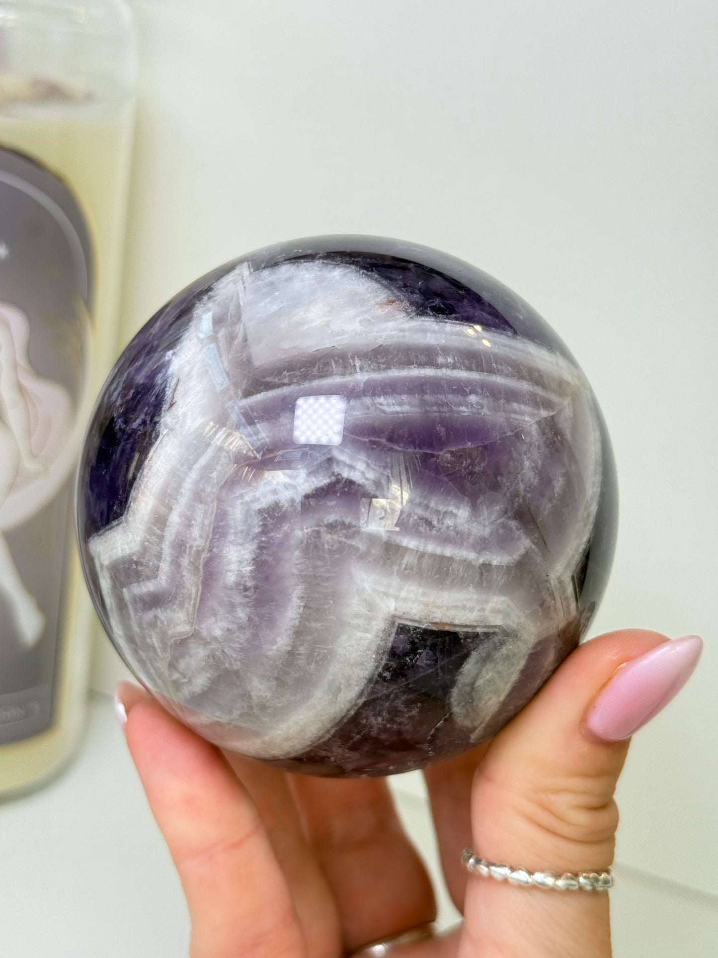 Large Dream Amethyst Sphere