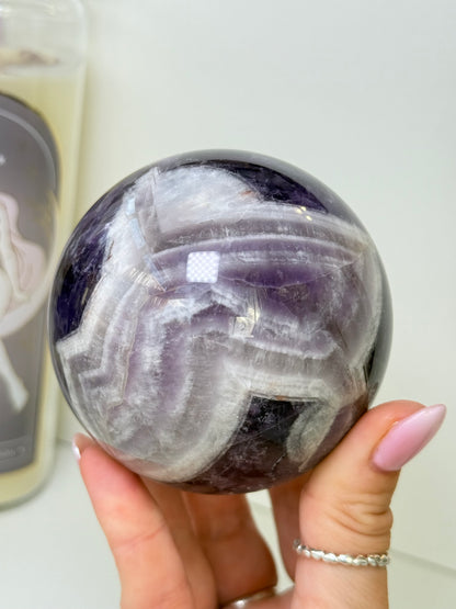 Large Dream Amethyst Sphere