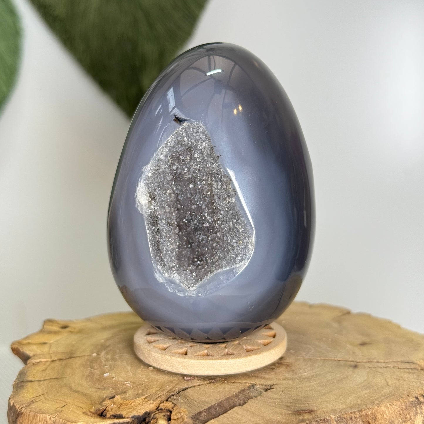 Druzy Agate Egg